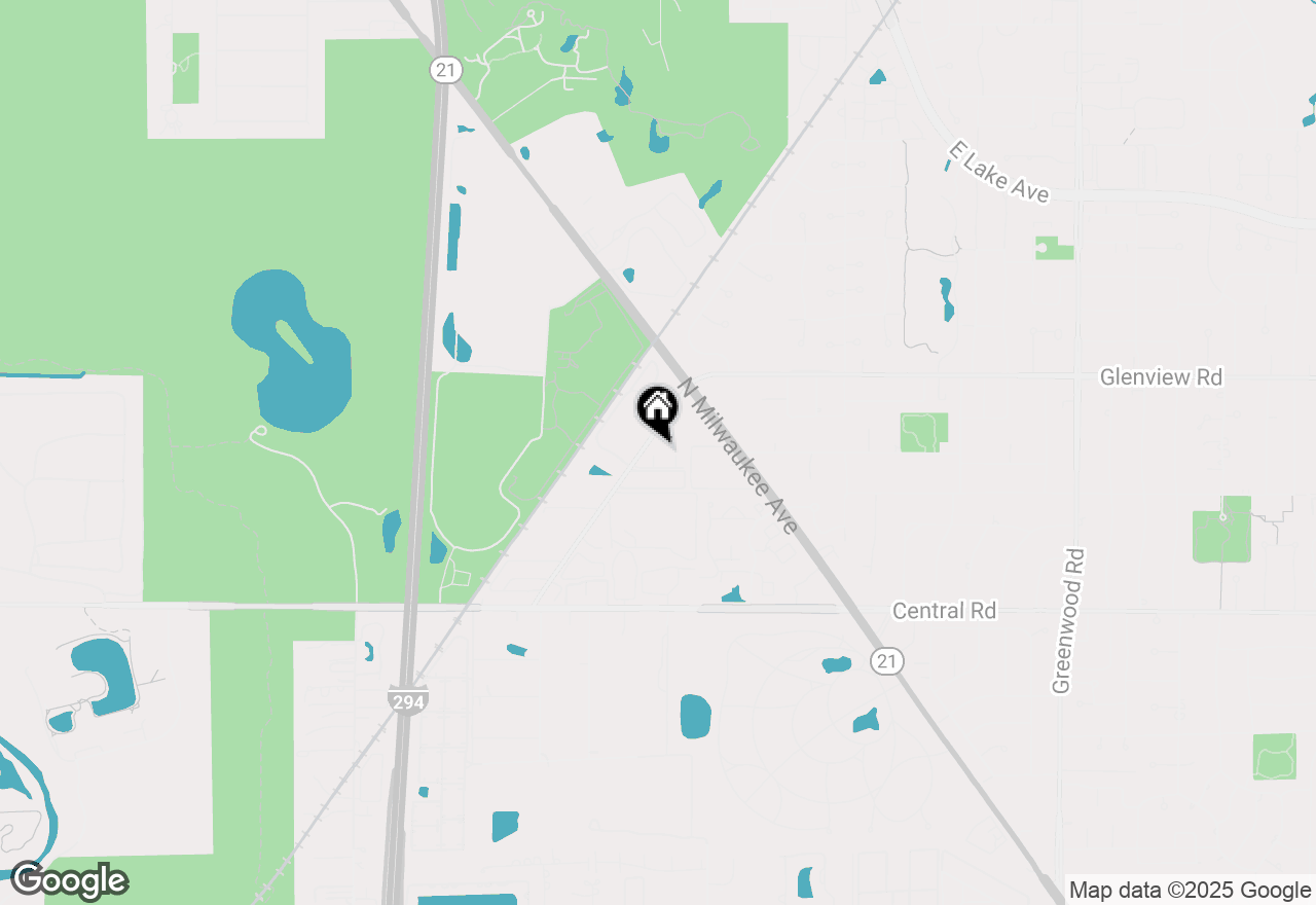 Map of 10457 Dearlove Road #1A, Glenview, IL 60025