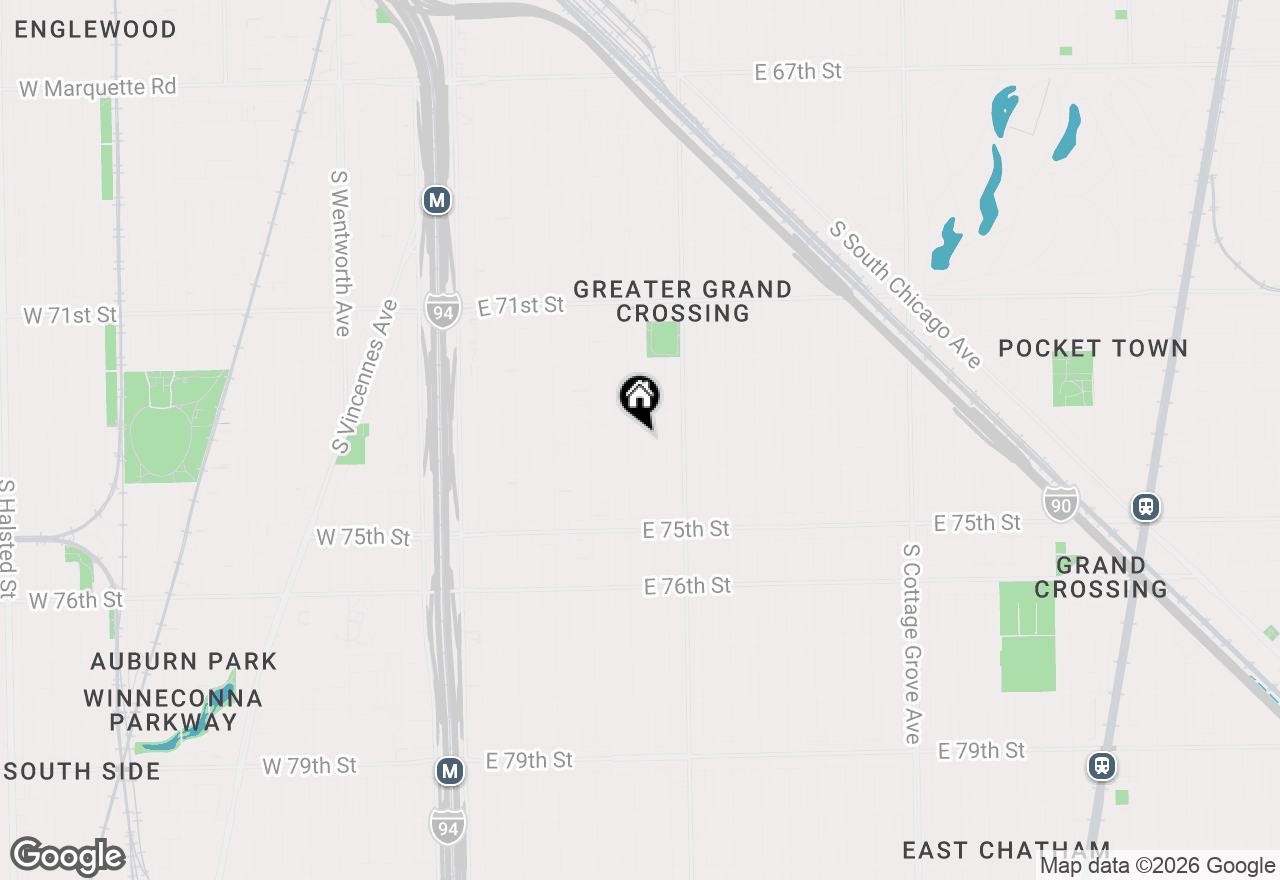 Map of 7324 S Calumet Avenue, Chicago, IL 60619