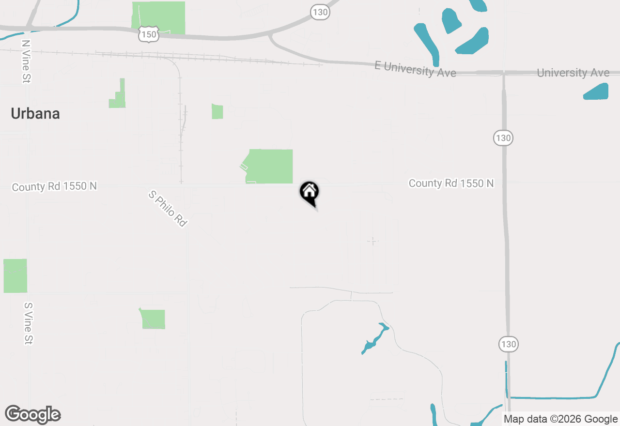 Map of 2111 Lantern Hill Drive, Urbana, IL 61802