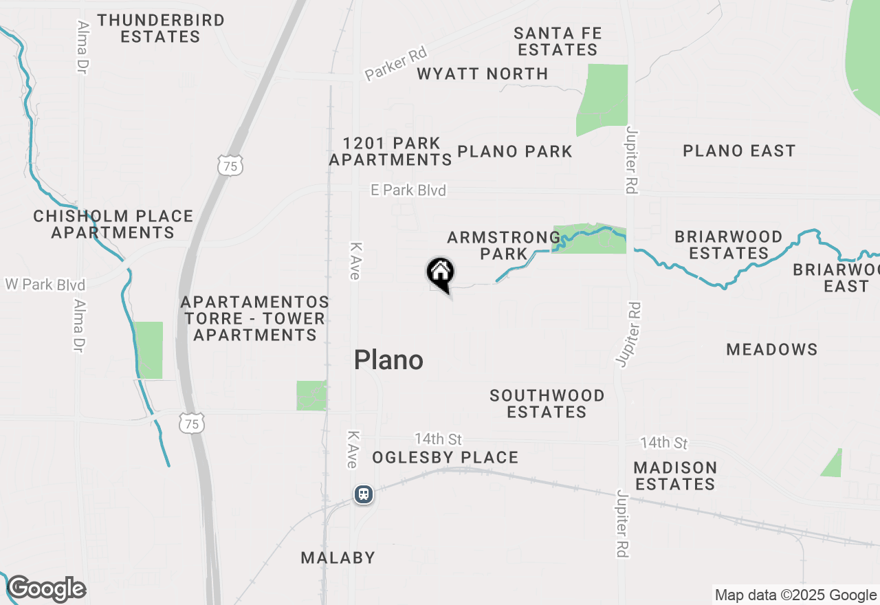 Map of 1817 N Place, Plano, TX 75074