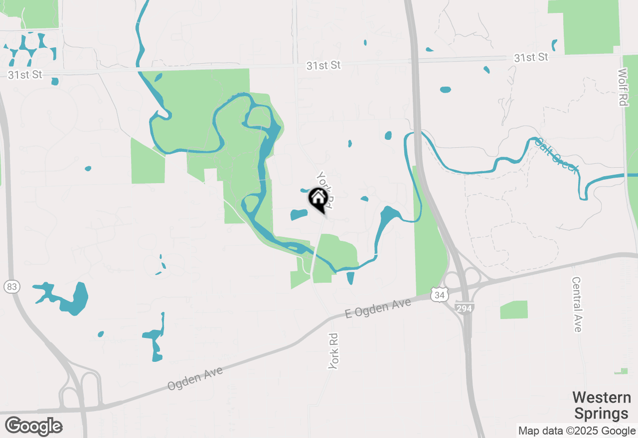 Map of 3610 York Road, Oak Brook, IL 60523