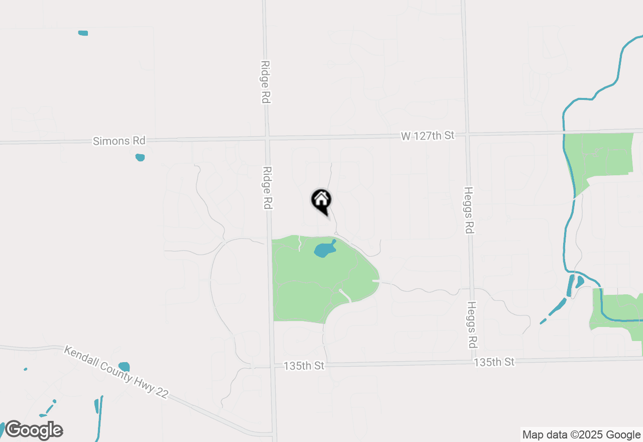 Map of 26624 Grande Poplar Court, Plainfield, IL 60585