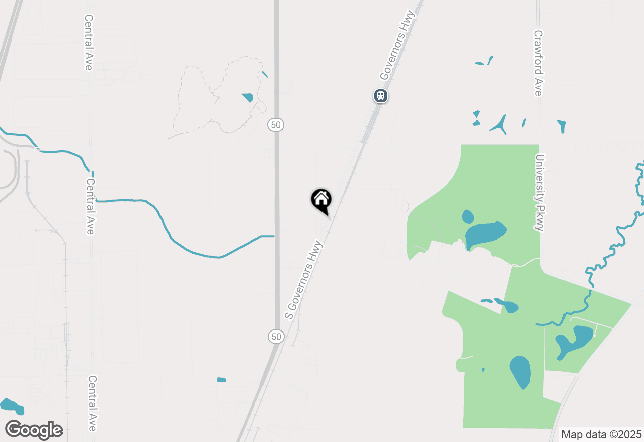 Map of 24142 S Governors Highway, Monee, IL 60449