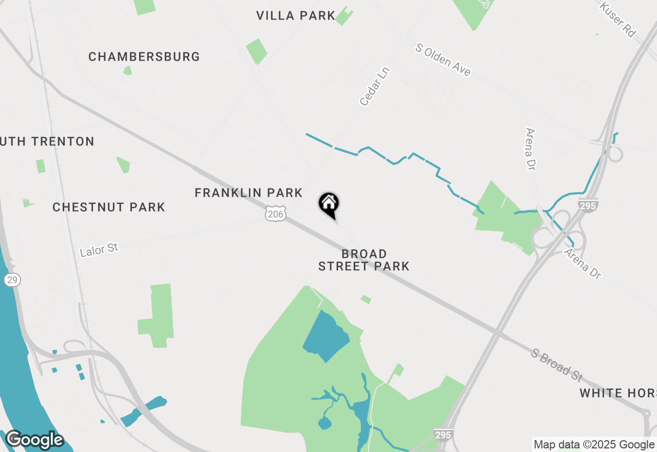 Map of 1604 Genesee Street, Hamilton, NJ 08610