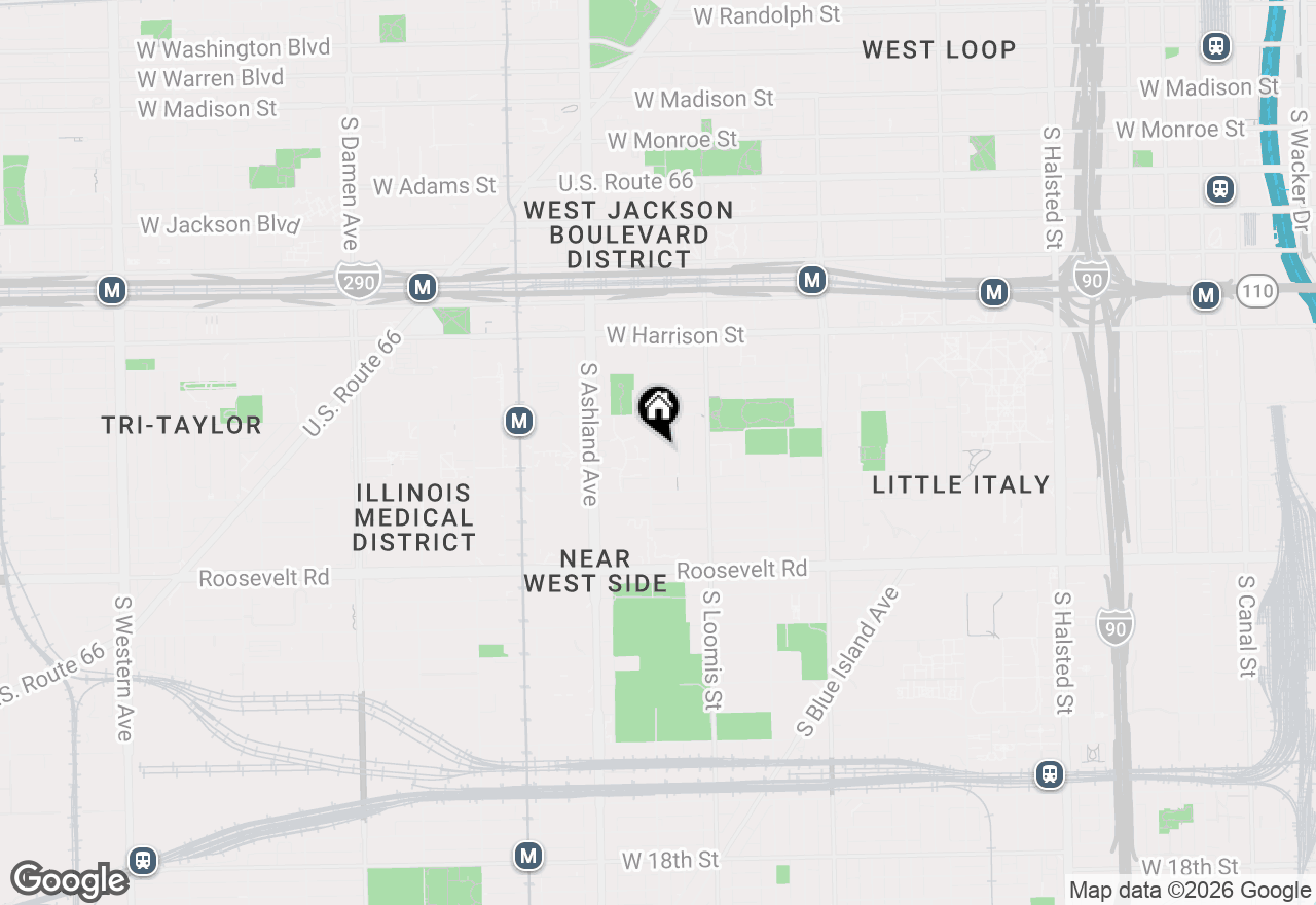 Map of 839 S Laflin Street #3, Chicago, IL 60607