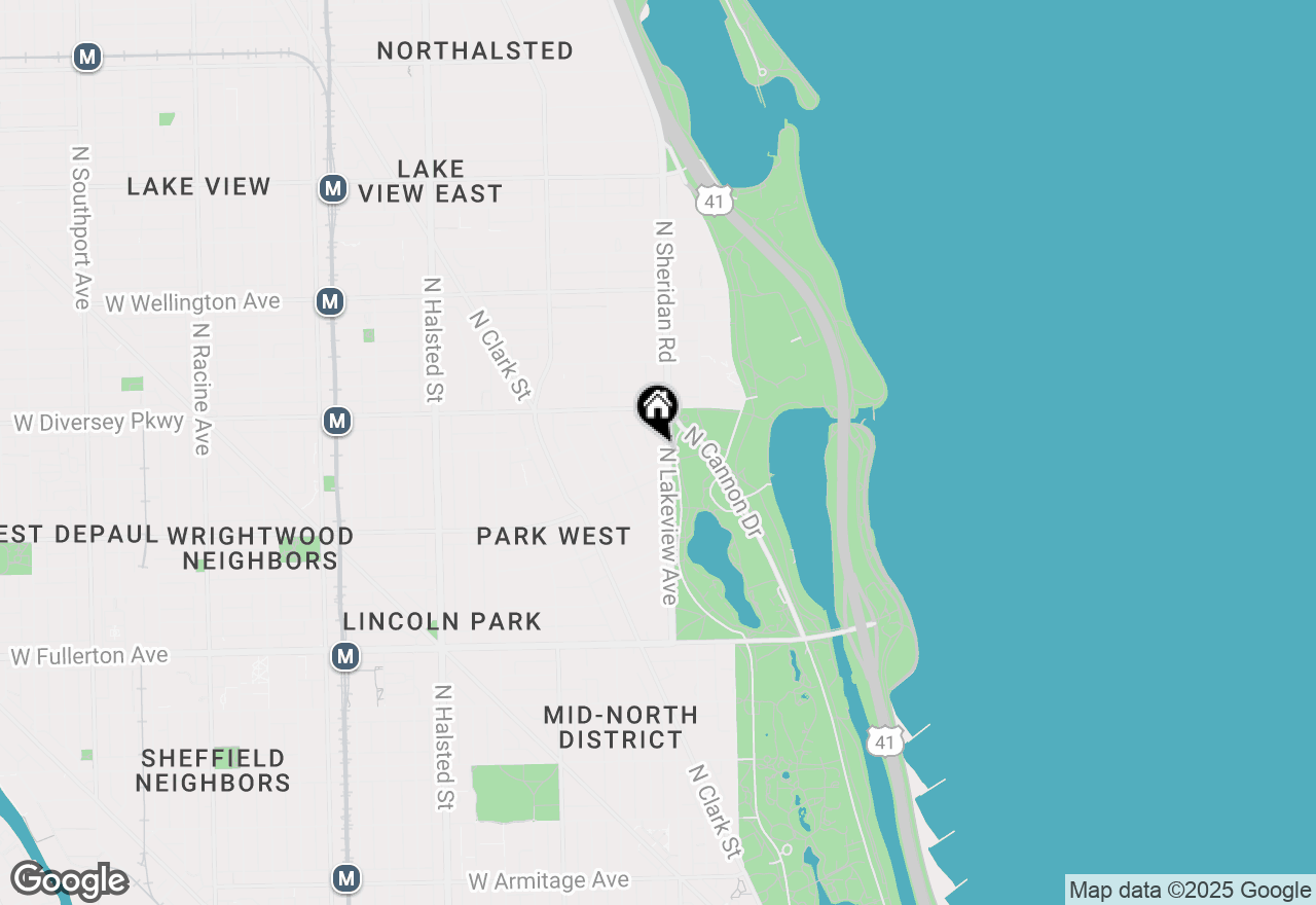 Map of 2704 N Lakeview Avenue, Chicago, IL 60614