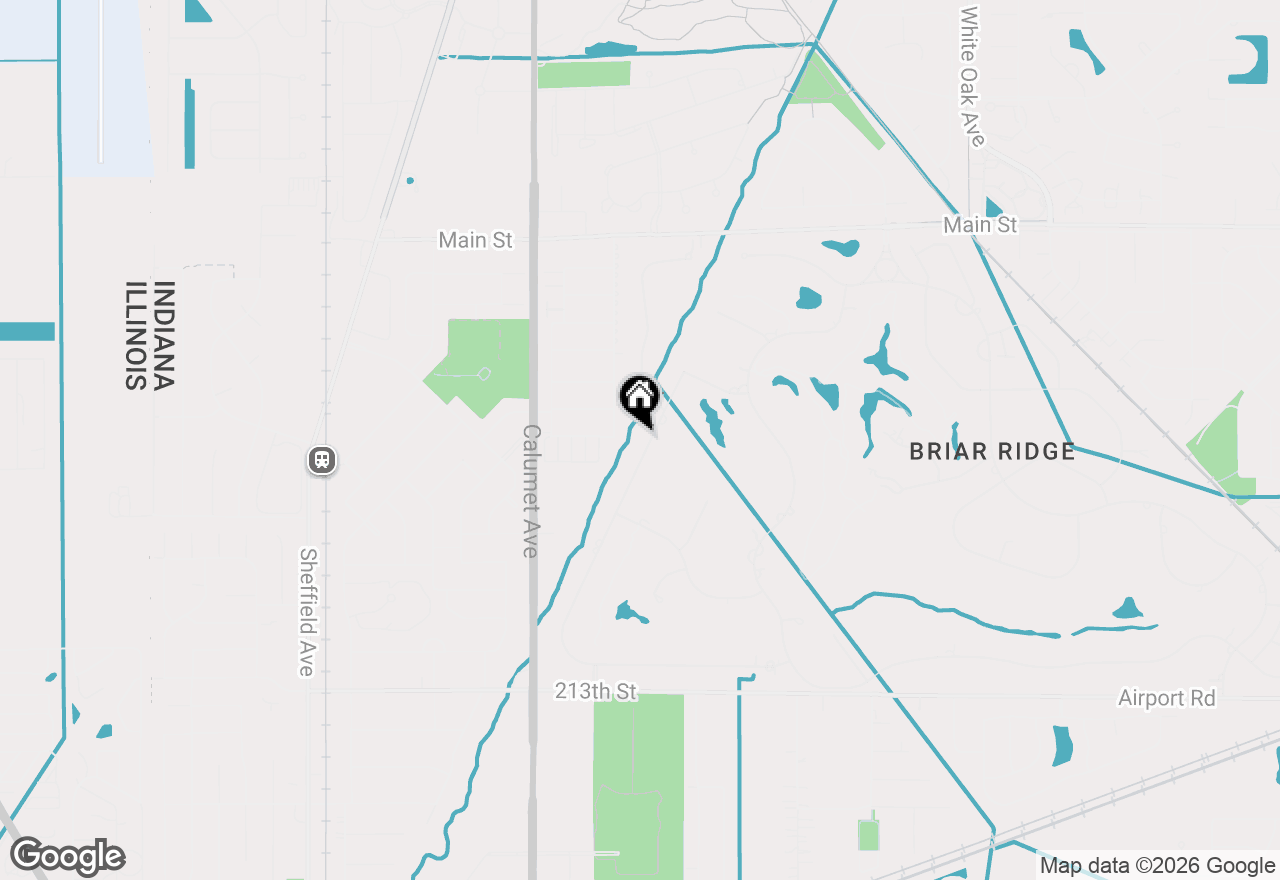Map of 836 Royal Dublin Lane, Dyer, IN 46311