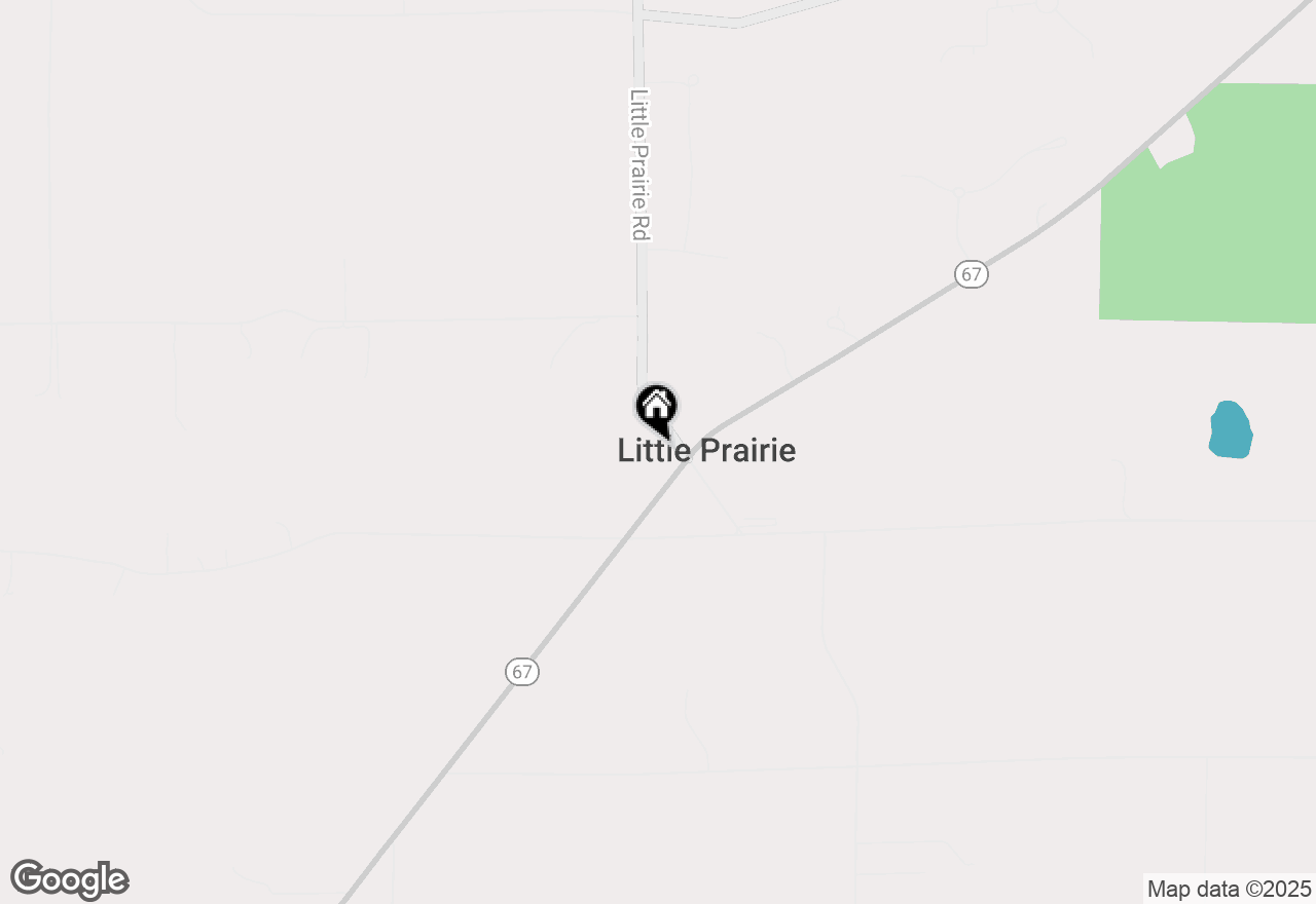 Map of W4887 North St, Eagle, WI 53119