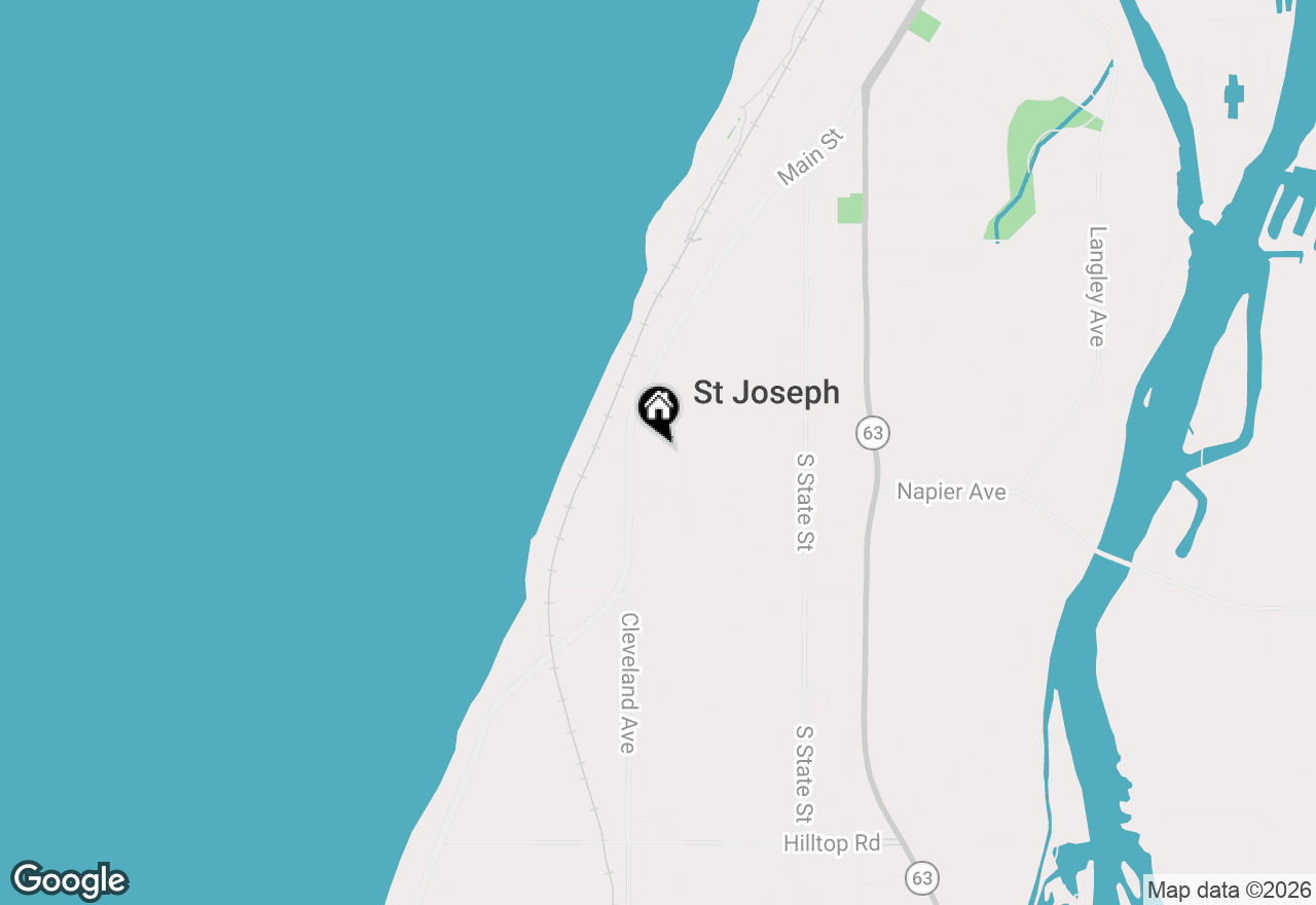Map of 315 Kingsley Avenue, St. Joseph, MI 49085