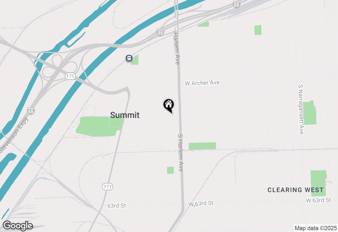 Map of 7231 W 57th Street, Summit, IL 60501