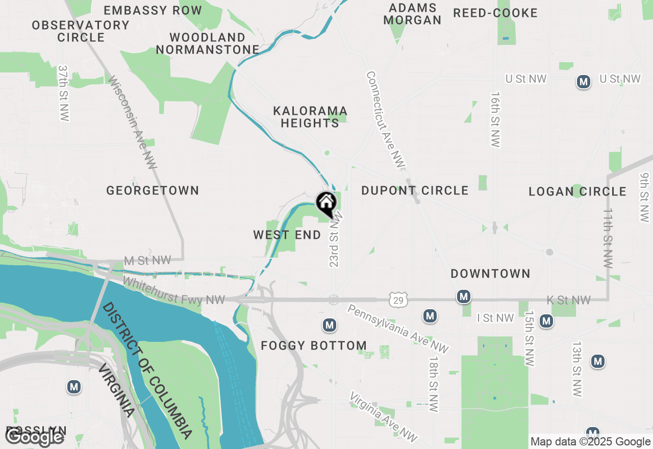 Map of 2301 N Street Nw #310, Washington, DC 20037