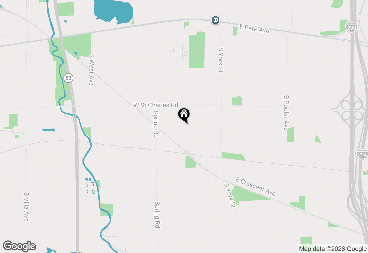 Map of 422 S Prospect Avenue, Elmhurst, IL 60126