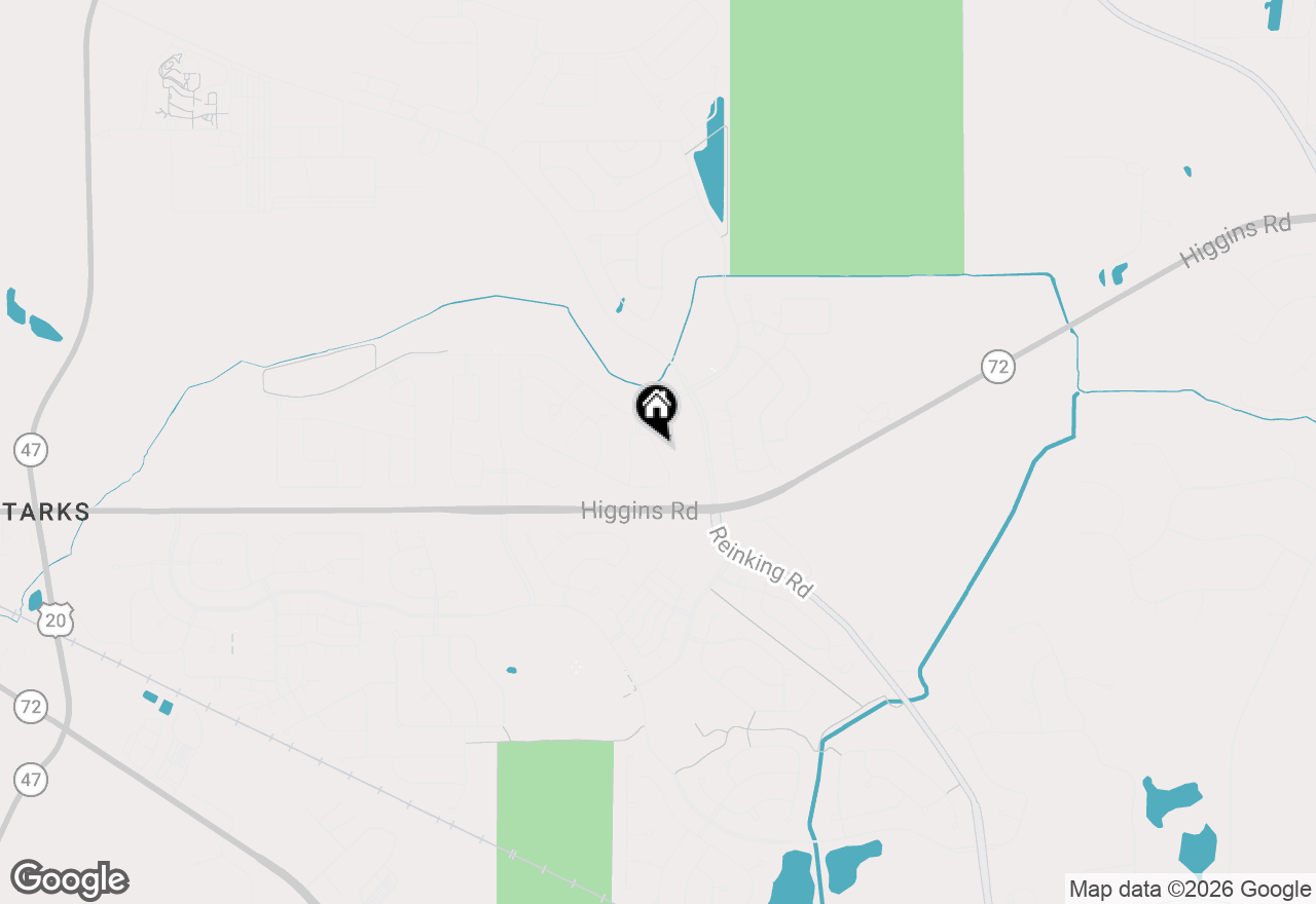 Map of 1639 Rochester Road, Pingree Grove, IL 60140