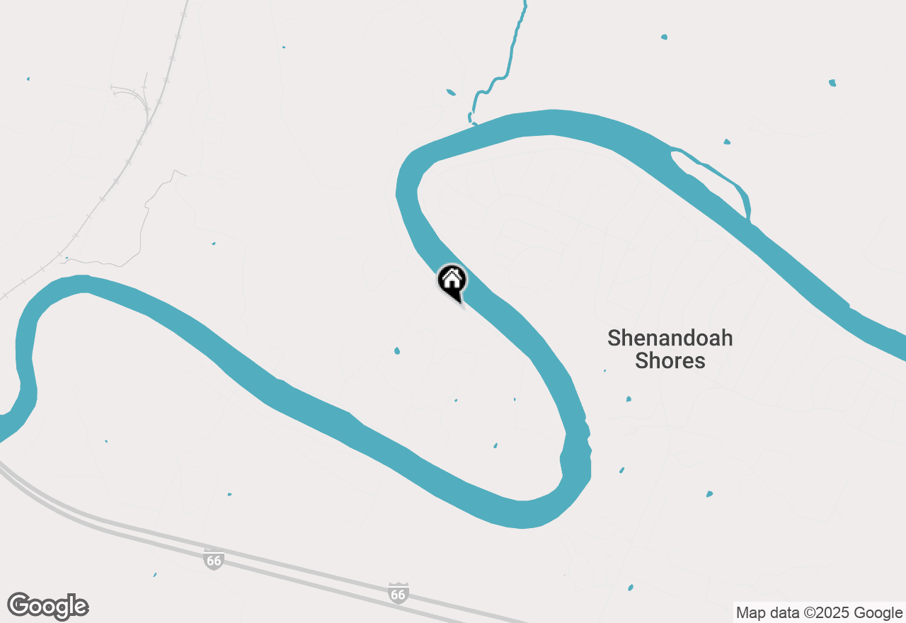 Map of 1494 Bennys Beach Road, Front Royal, VA 22630