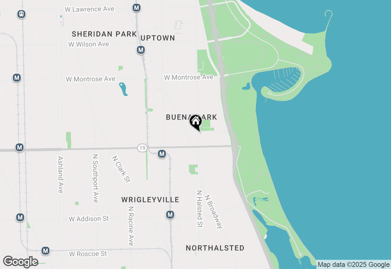 Map of 4046 N Clarendon Avenue #G, Chicago, IL 60613