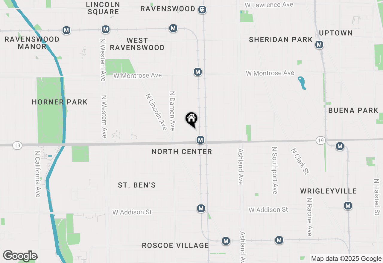 Map of 1848 W Cuyler Avenue, Chicago, IL 60613