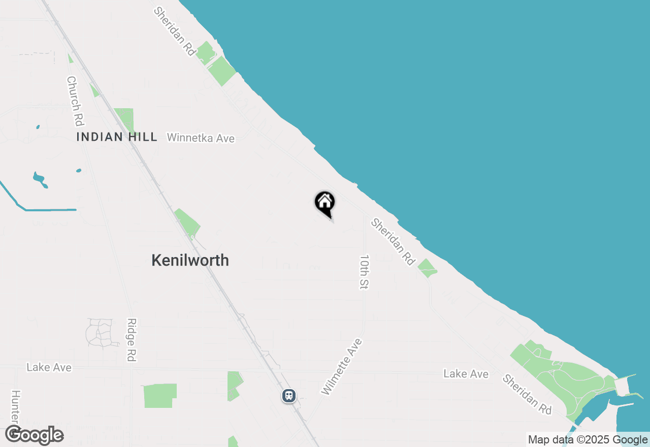 Map of 159 Abingdon Avenue, Kenilworth, IL 60043