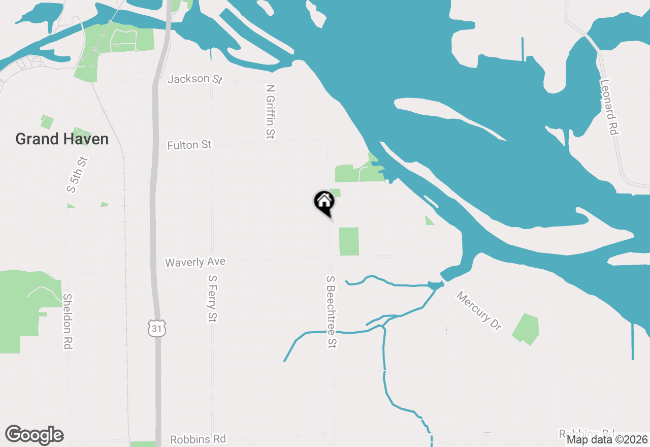 Map of 317 S Beechtree Street #SUITE 1, Grand Haven, MI 49417