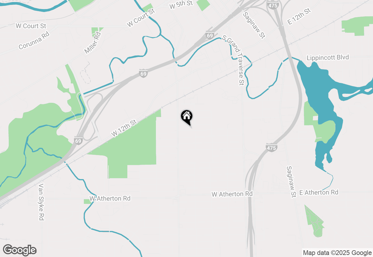 Map of 926 Bloor Avenue, Flint, MI 48507