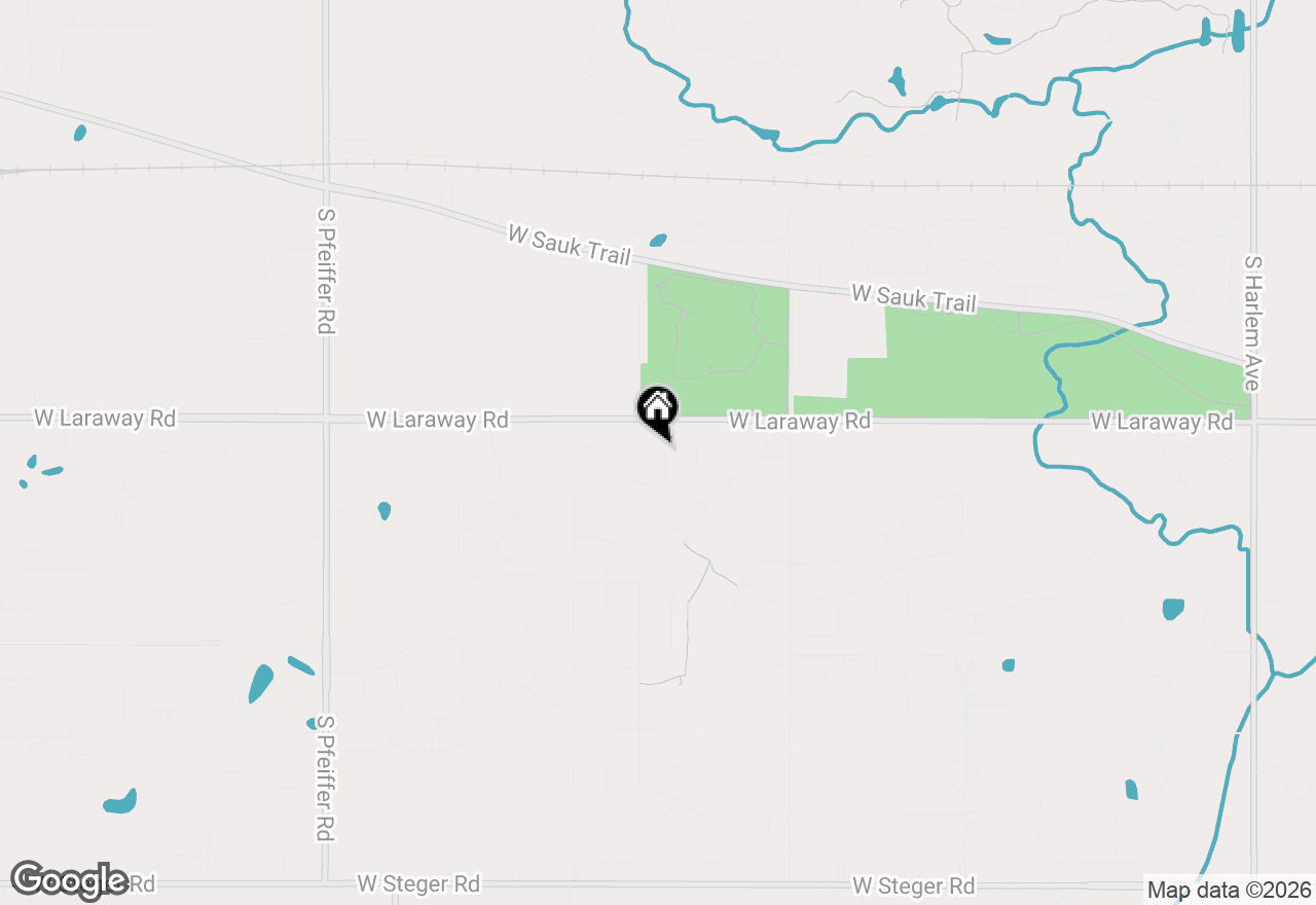 Map of 22374 Woodland Lane, Frankfort, IL 60423