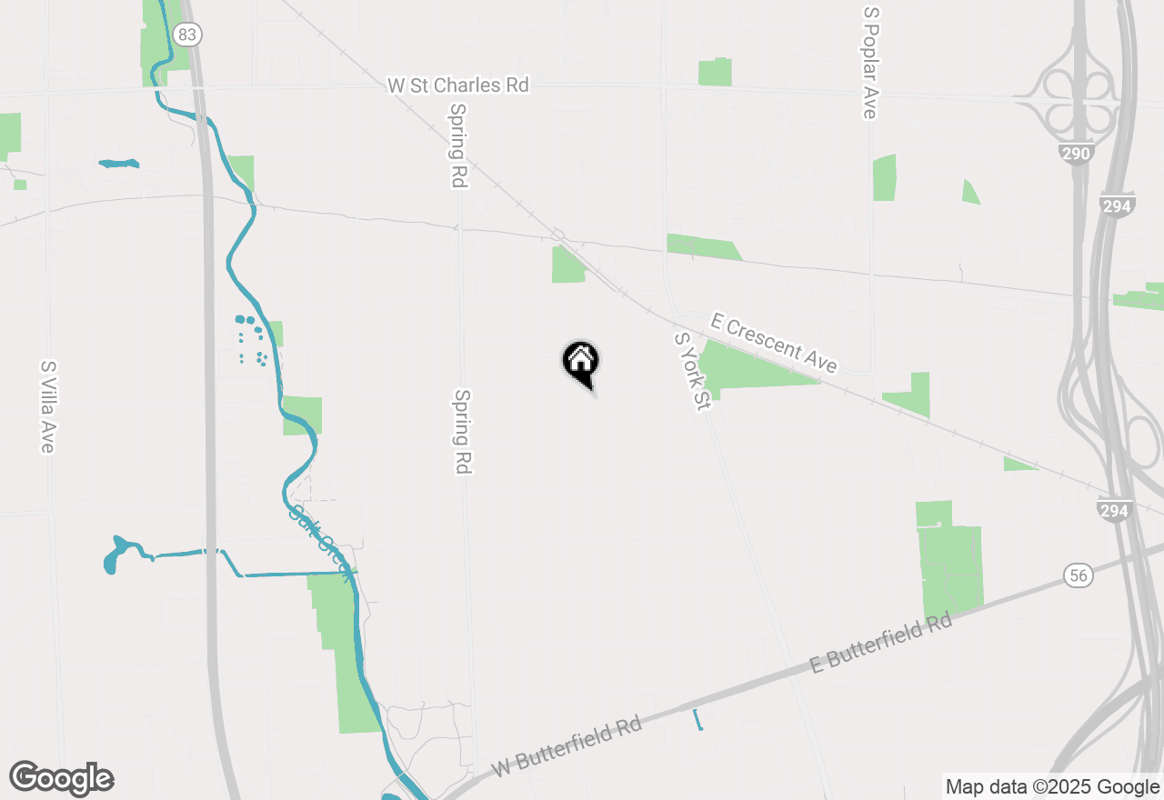 Map of 662 S Parkside Avenue, Elmhurst, IL 60126