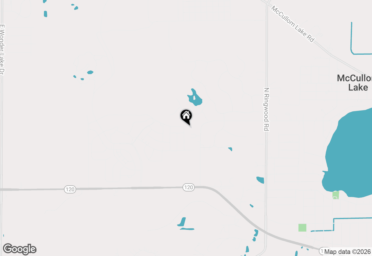 Map of 2522 Redwood Trail, Wonder Lake, IL 60097