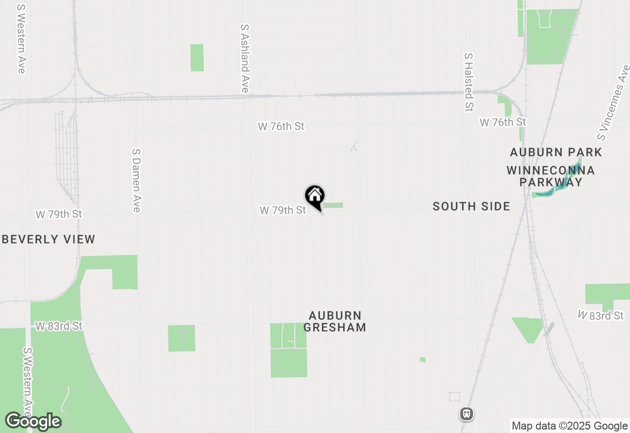 Map of 7912 S Ada Street #1, Chicago, IL 60620