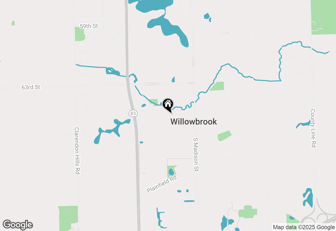 Map of 520 Ridgemoor Drive, Willowbrook, IL 60527