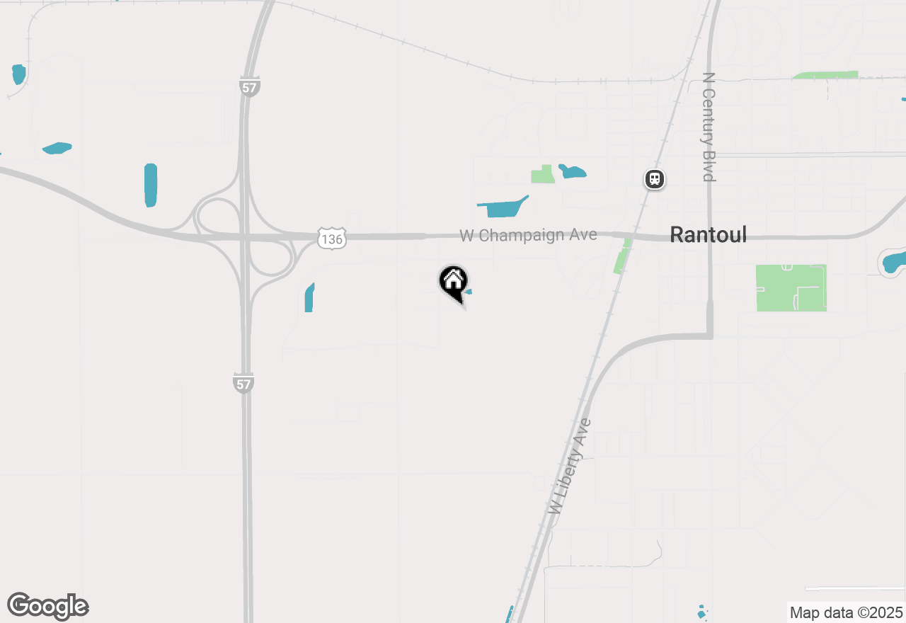 Map of 608 Garver Place, Rantoul, IL 61866