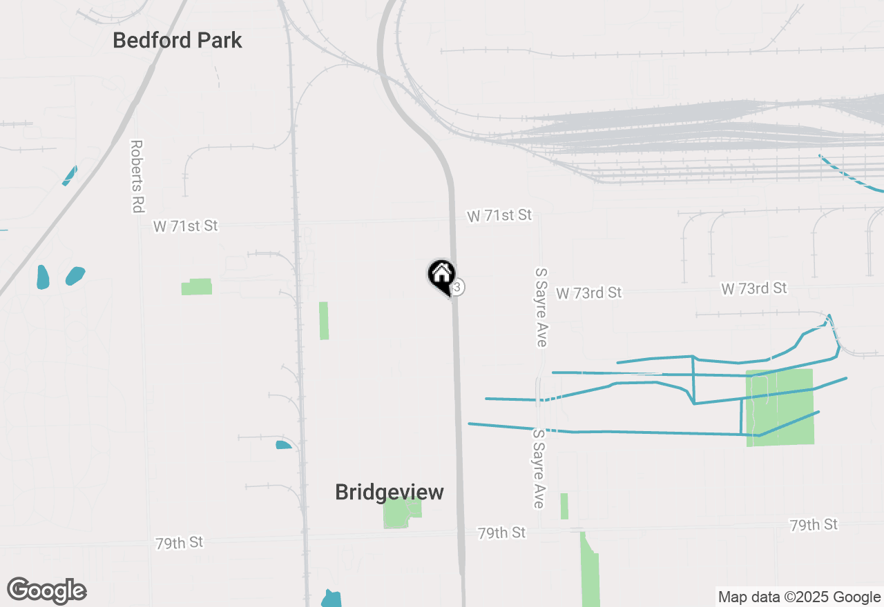 Map of 7300 S Harlem Avenue, Bridgeview, IL 60455