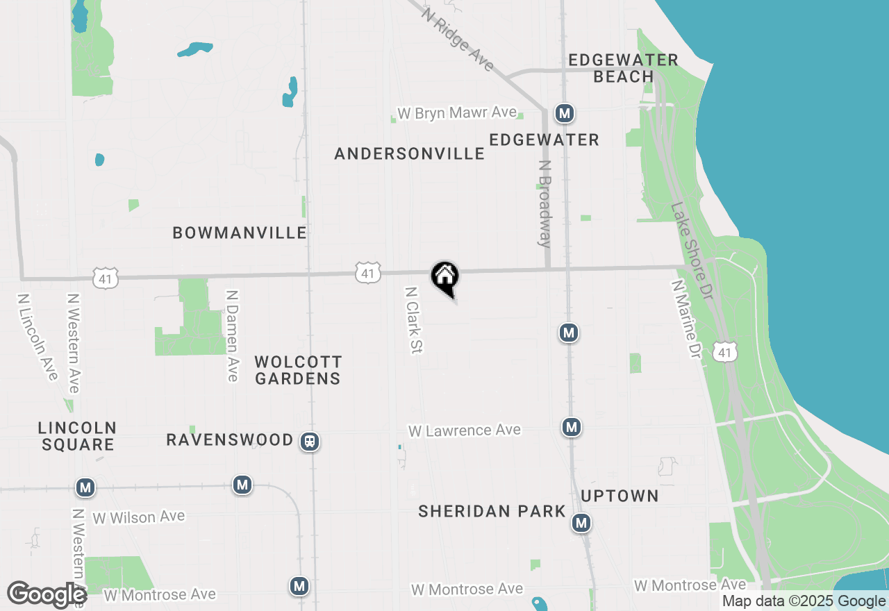 Map of 1436 W Carmen Avenue #2, Chicago, IL 60640