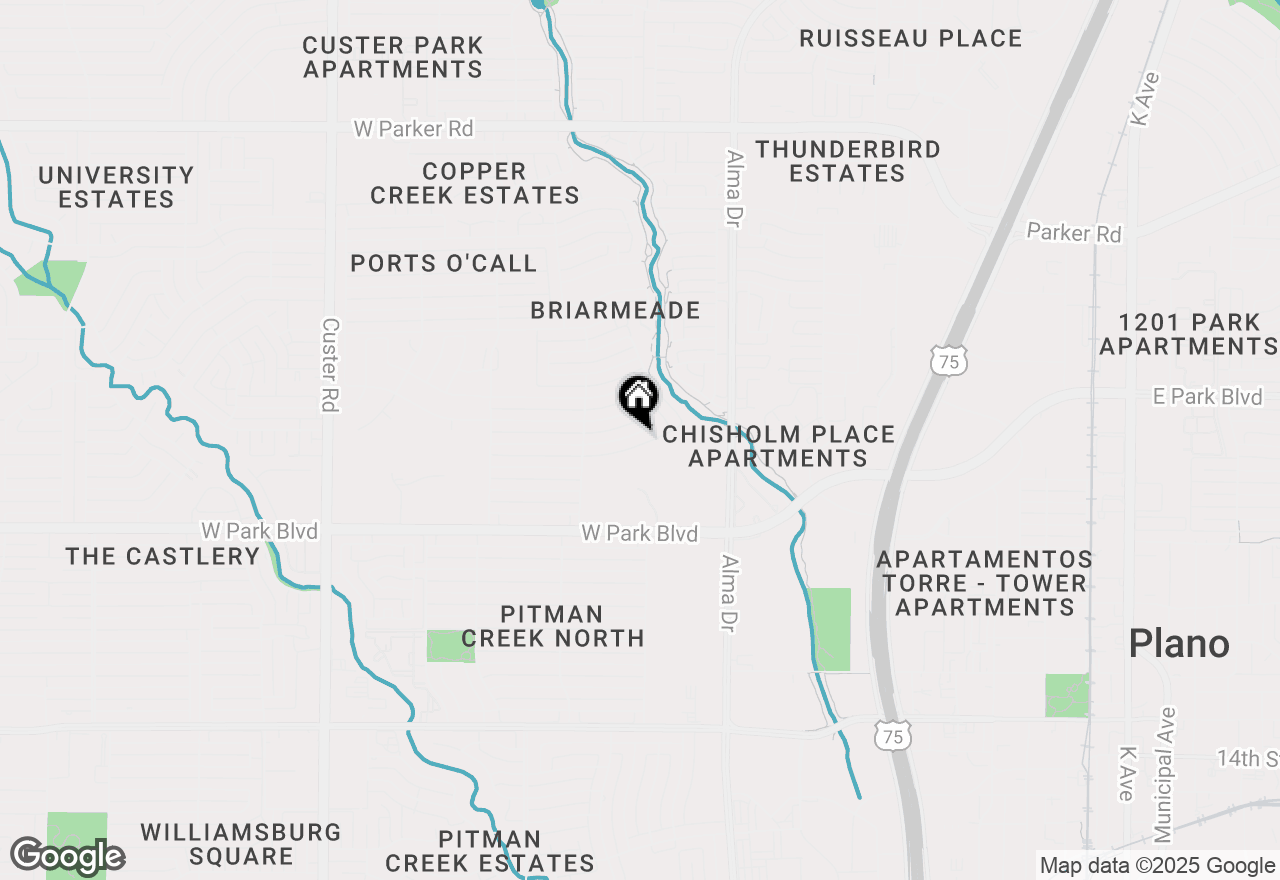Map of 1416 Sussex Drive, Plano, TX 75075