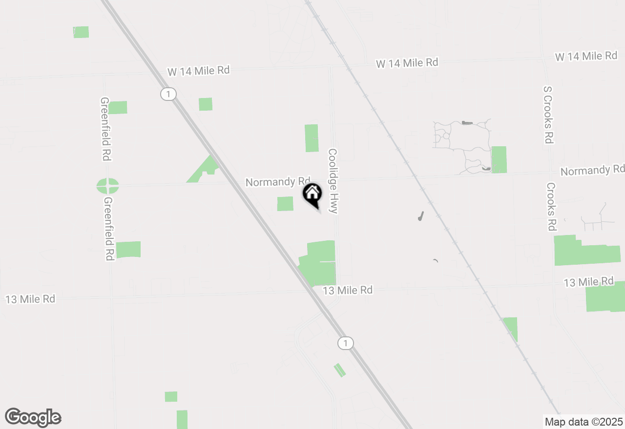 Map of 3335 Chester Road, Royal Oak, MI 48073