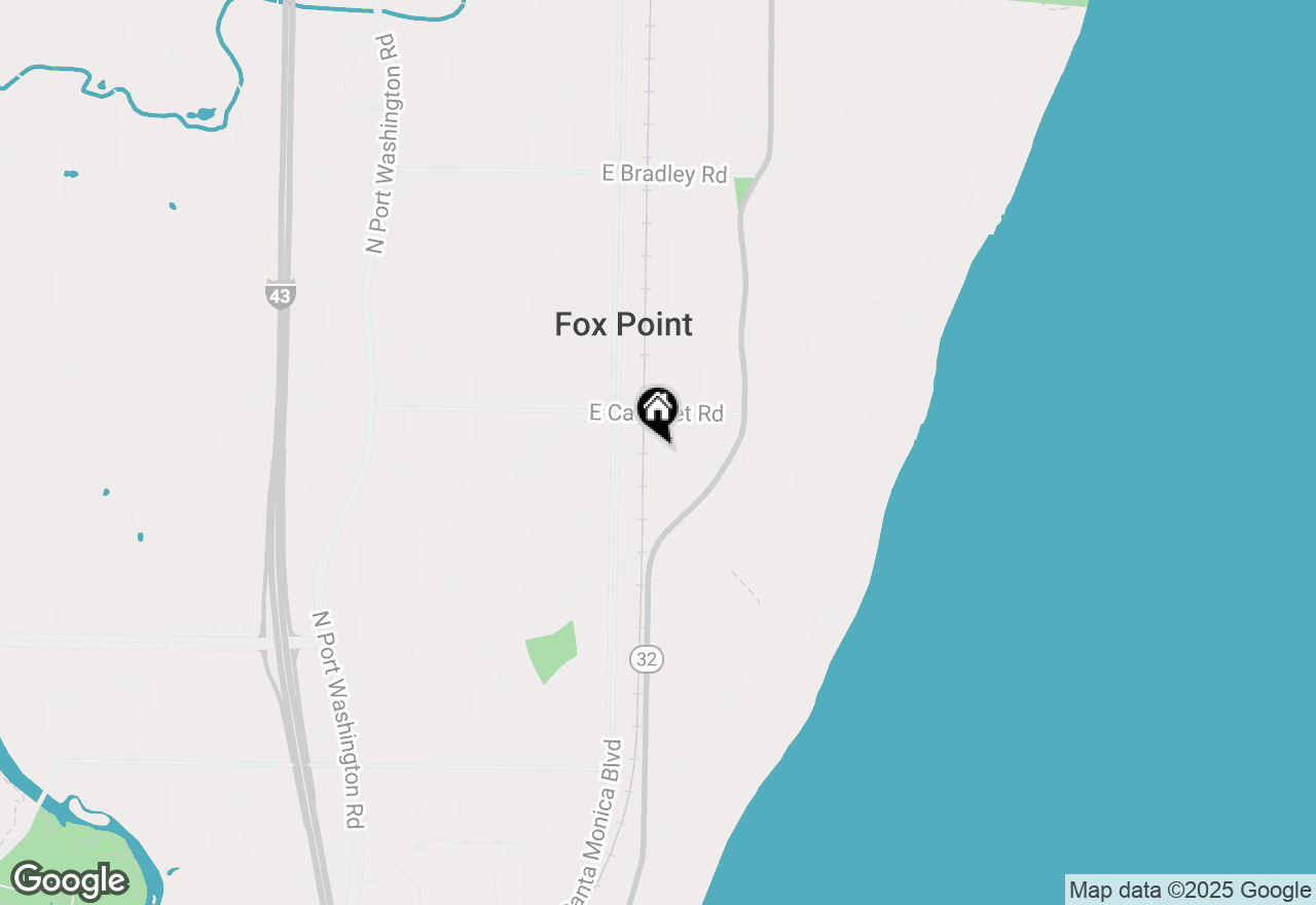 Map of 7515 N Boyd Way, Fox Point, WI 53217