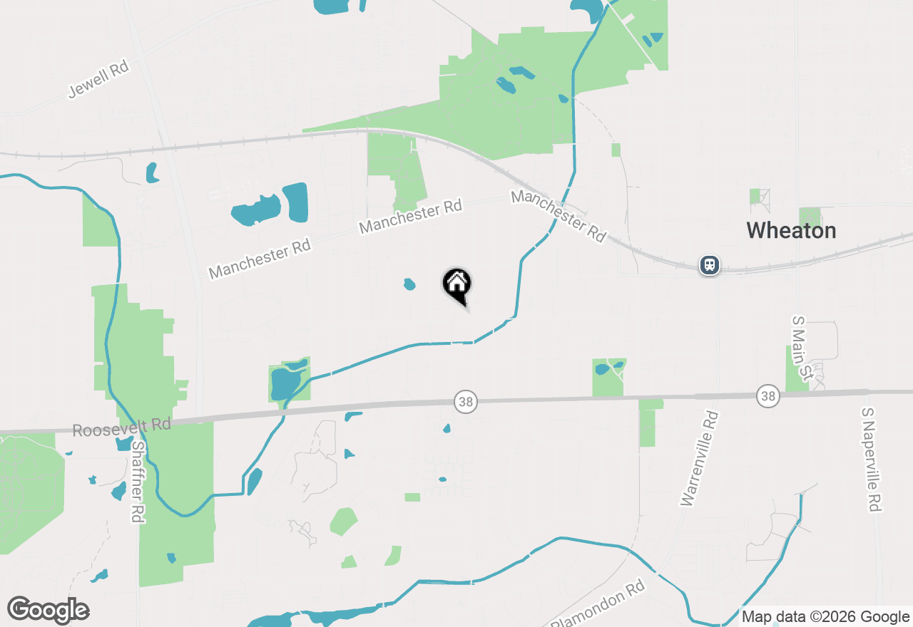 Map of 315 S Morgan Avenue, Wheaton, IL 60187