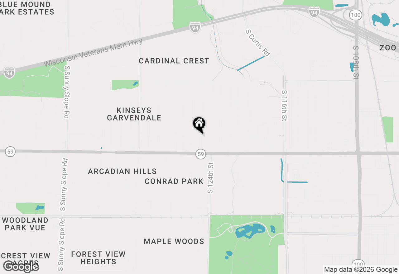 Map of 12525 James St, Brookfield, WI 53005