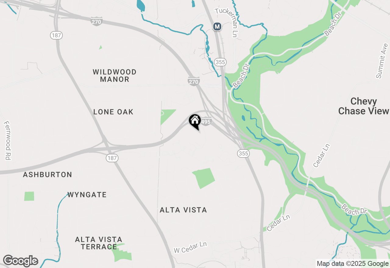 Map of 5225 Pooks Hill Road #113N, Bethesda, MD 20814
