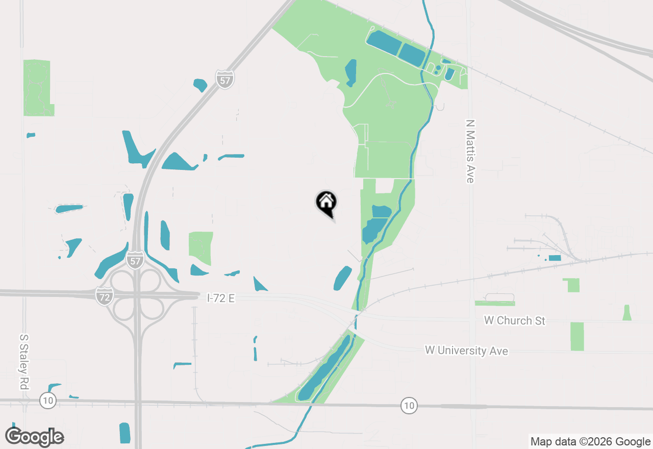 Map of 711 Higgins Road, Champaign, IL 61822