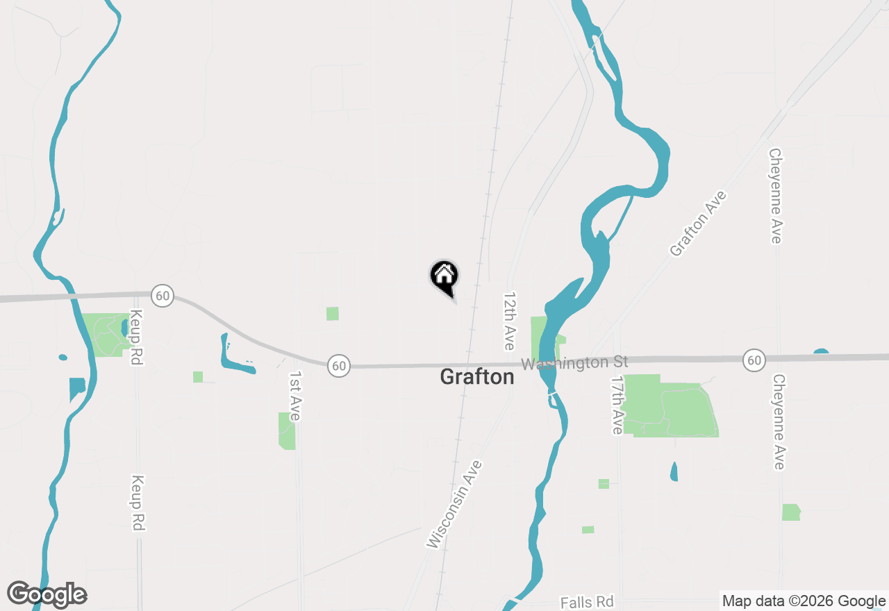 Map of 1028 8th Ave, Grafton, WI 53024