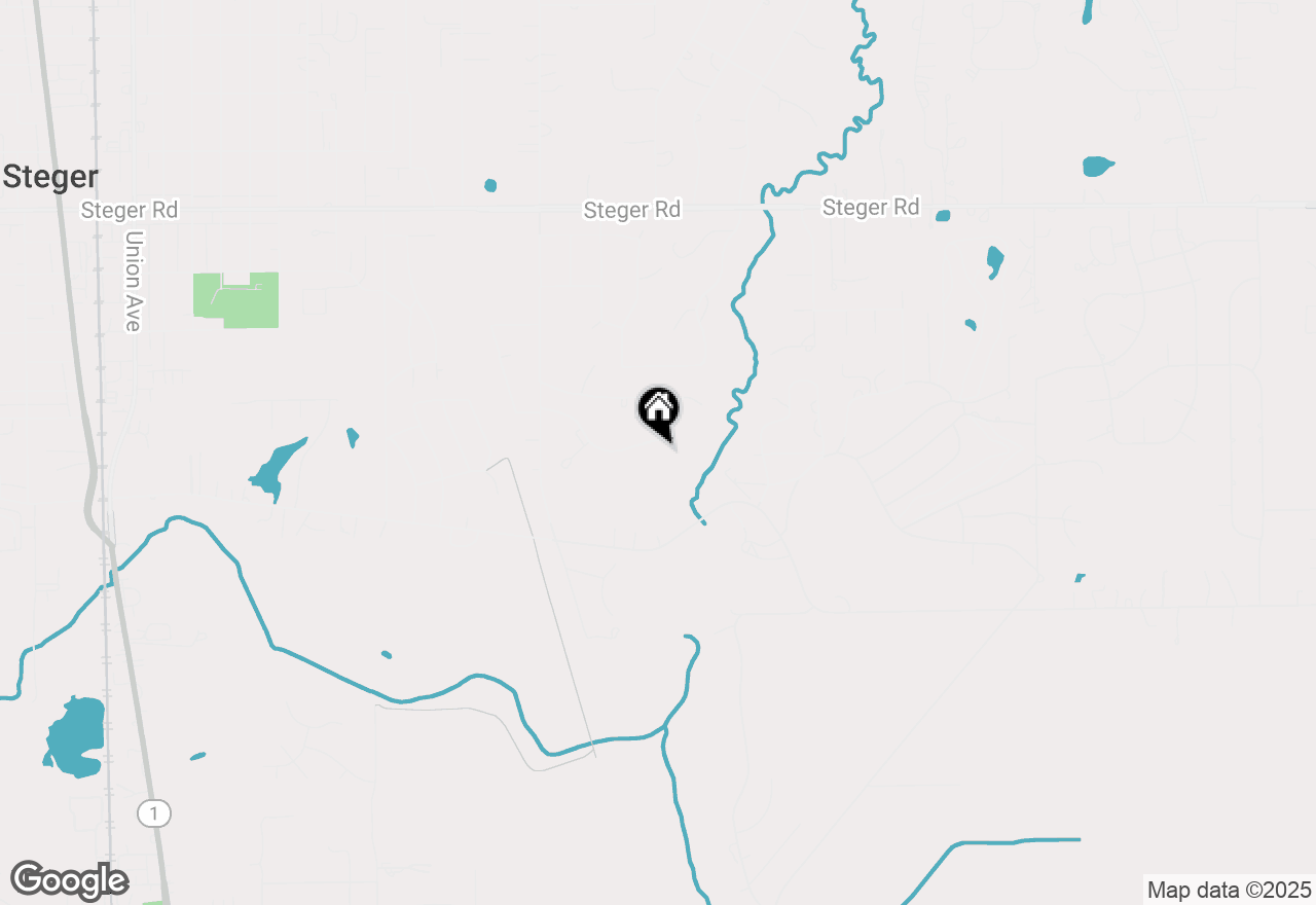 Map of 210 E Denell Dr., Crete, IL 60417