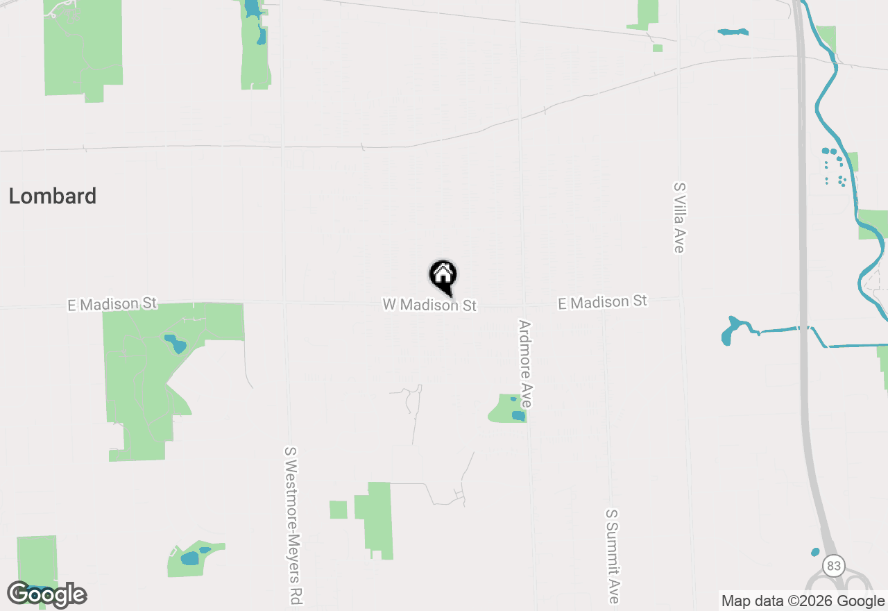 Map of 800 Block S Harvard Avenue, Villa Park, IL 60181