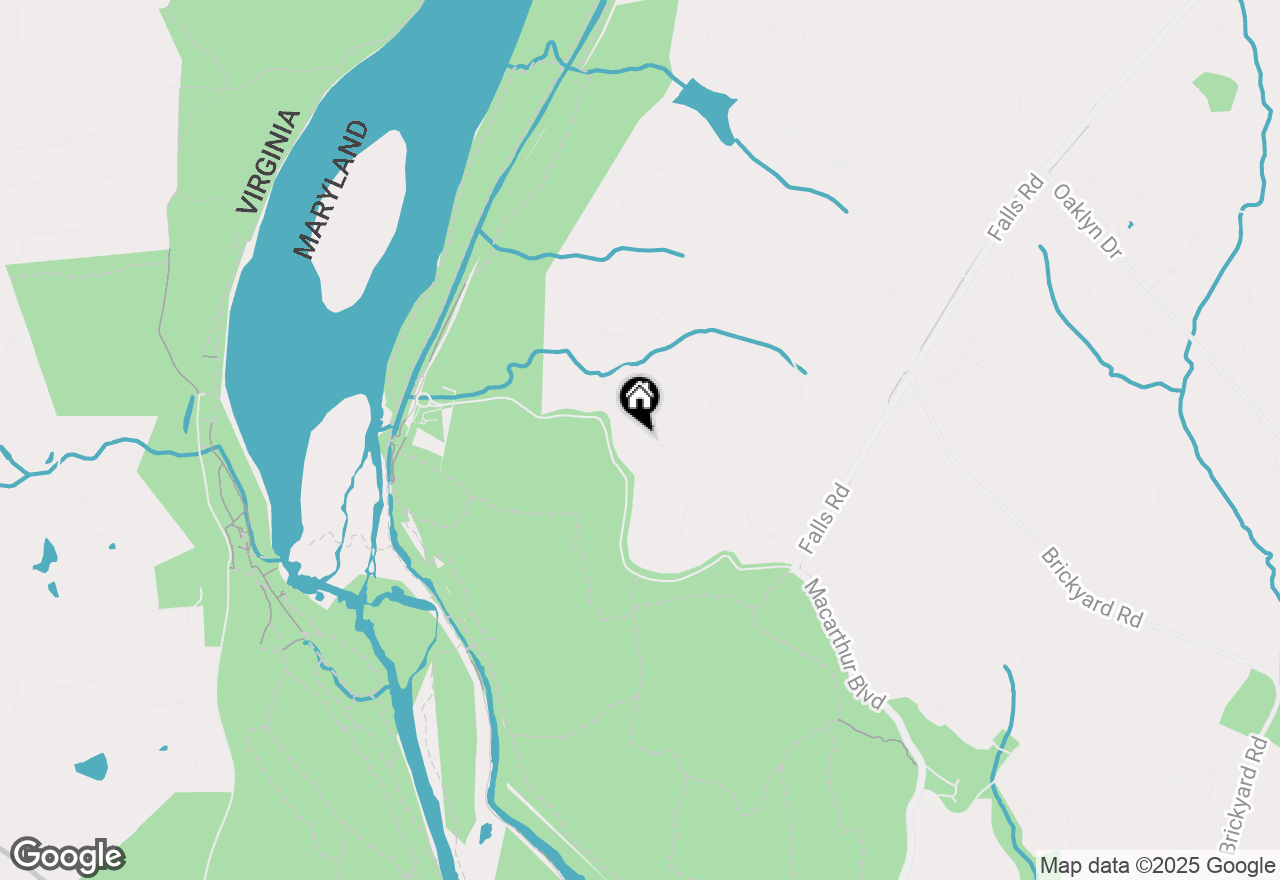 Map of 8729 Belmart Road, Potomac, MD 20854