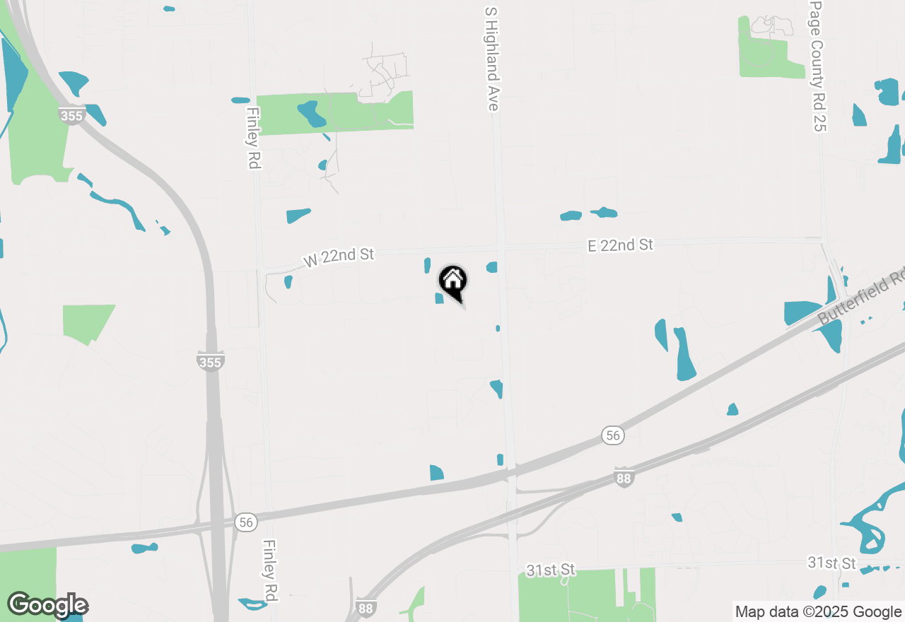 Map of 130 E Fountainview Lane #3B, Lombard, IL 60148