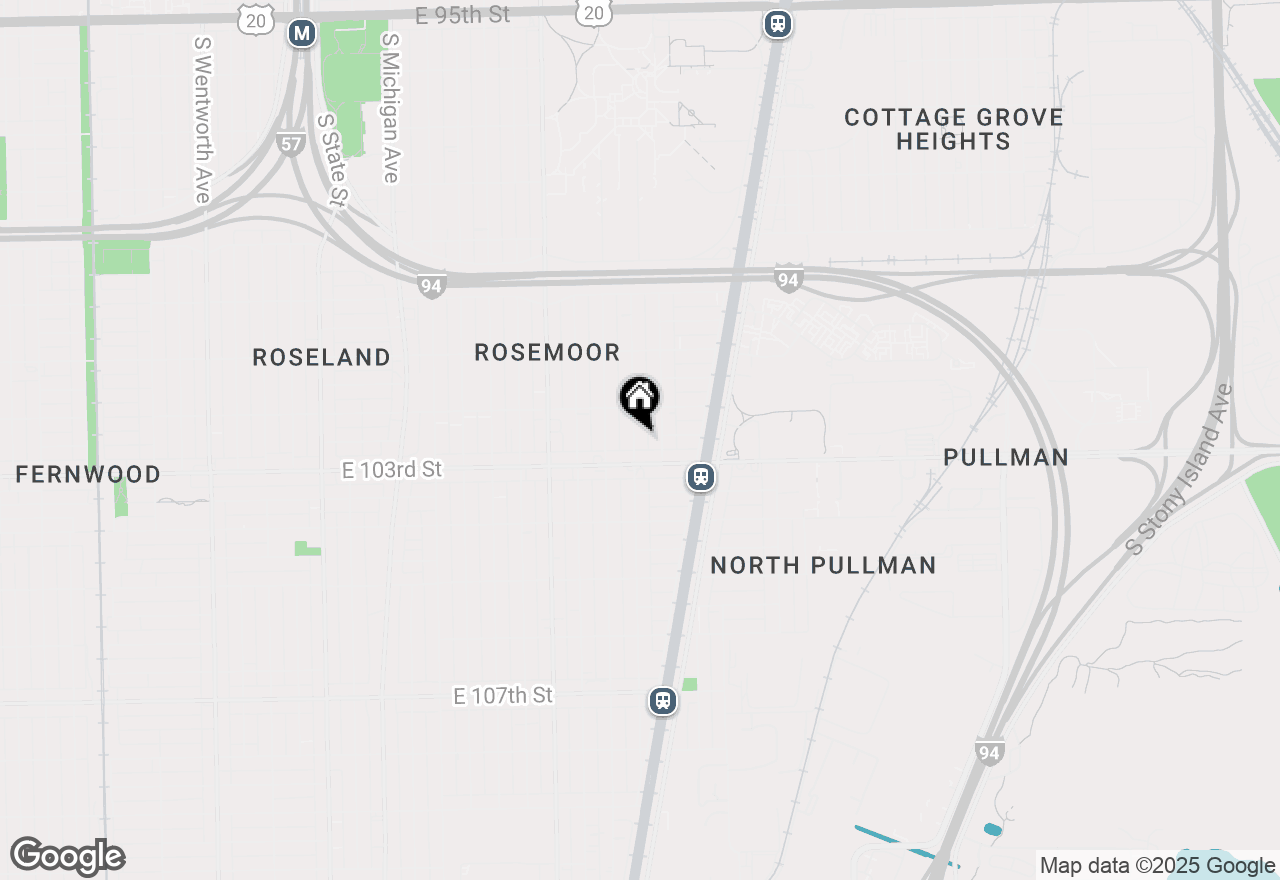 Map of 10235 S Rhodes Avenue, Chicago, IL 60628