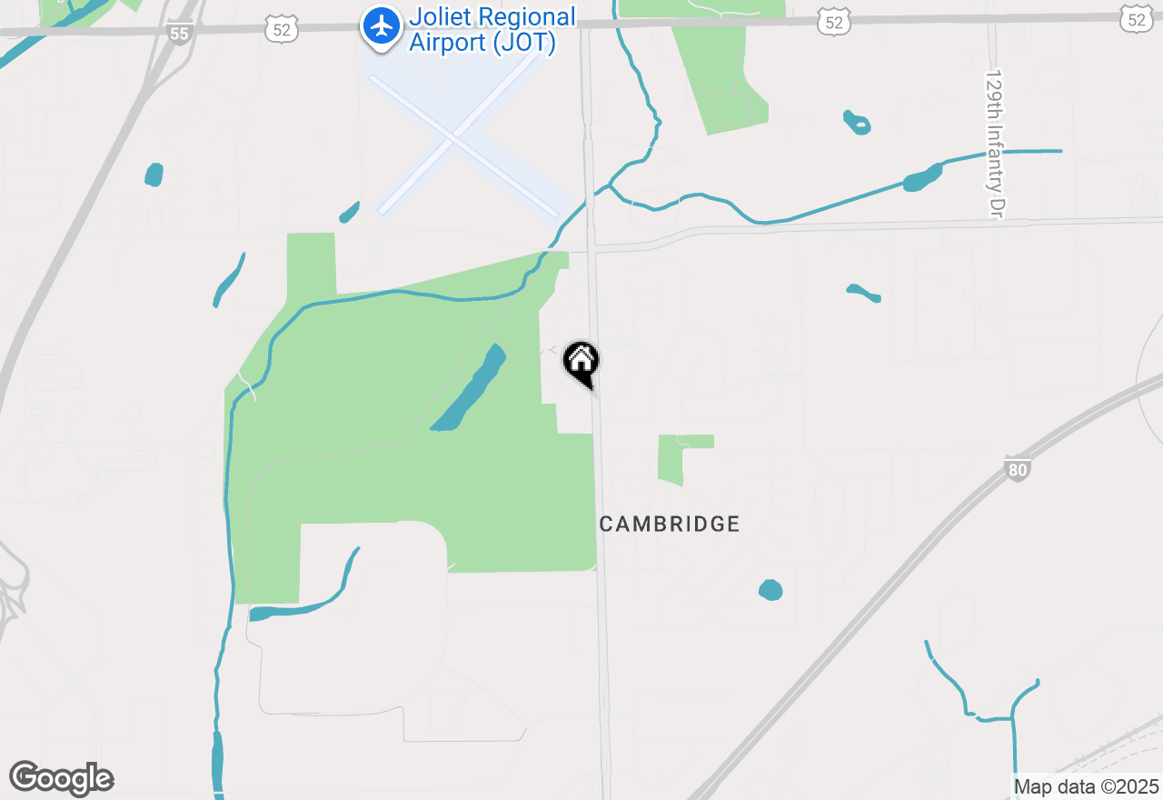 Map of 737 Springwood Drive, Joliet, IL 60431