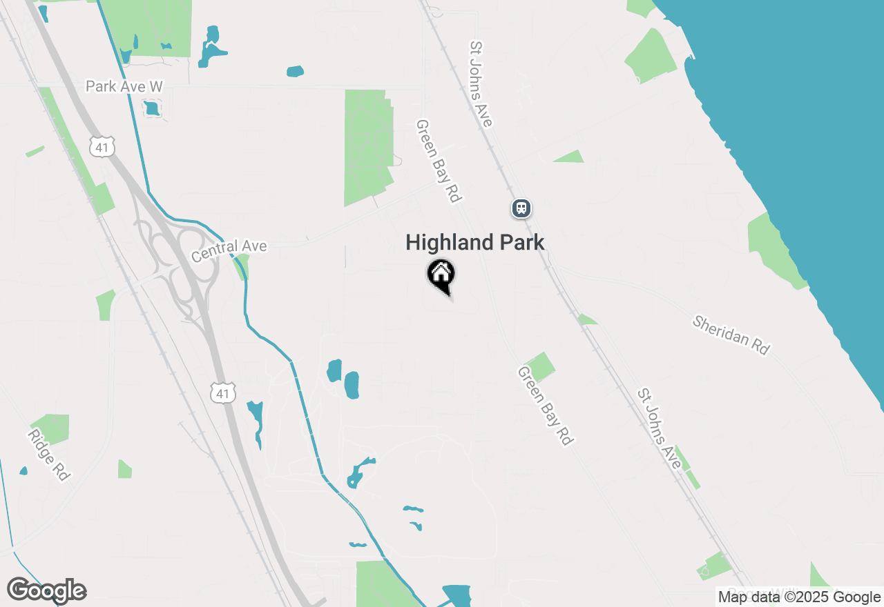 Map of 827 Kimballwood Lane, Highland Park, IL 60035