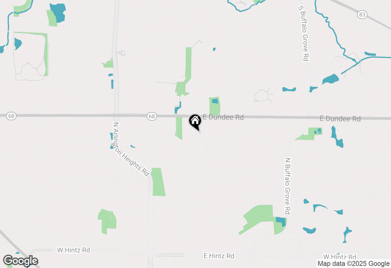 Map of 985 Greenridge Road, Buffalo Grove, IL 60089