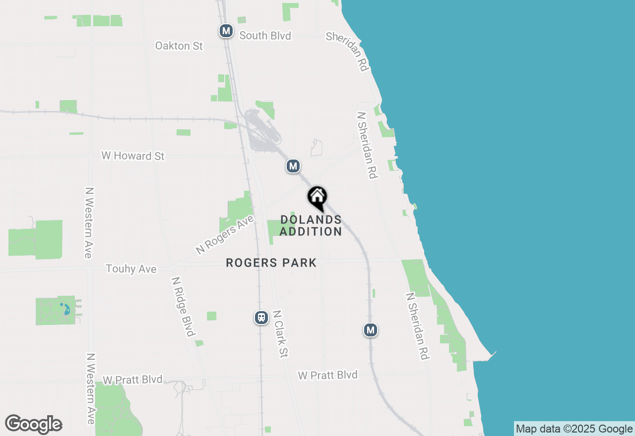 Map of 7356 N Ashland Boulevard, Chicago, IL 60626