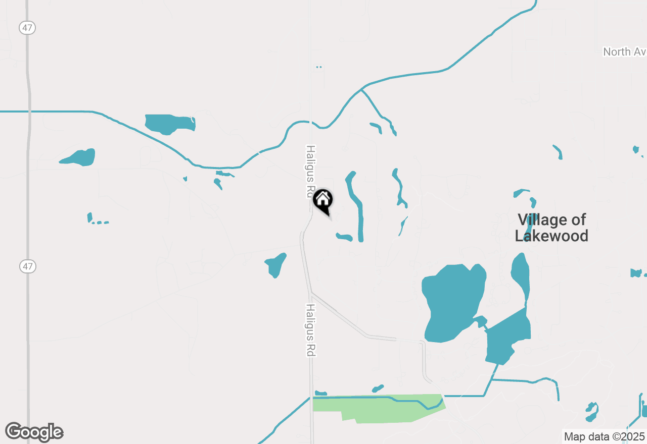 Map of 7385 Bonnie Drive, Lakewood, IL 60014