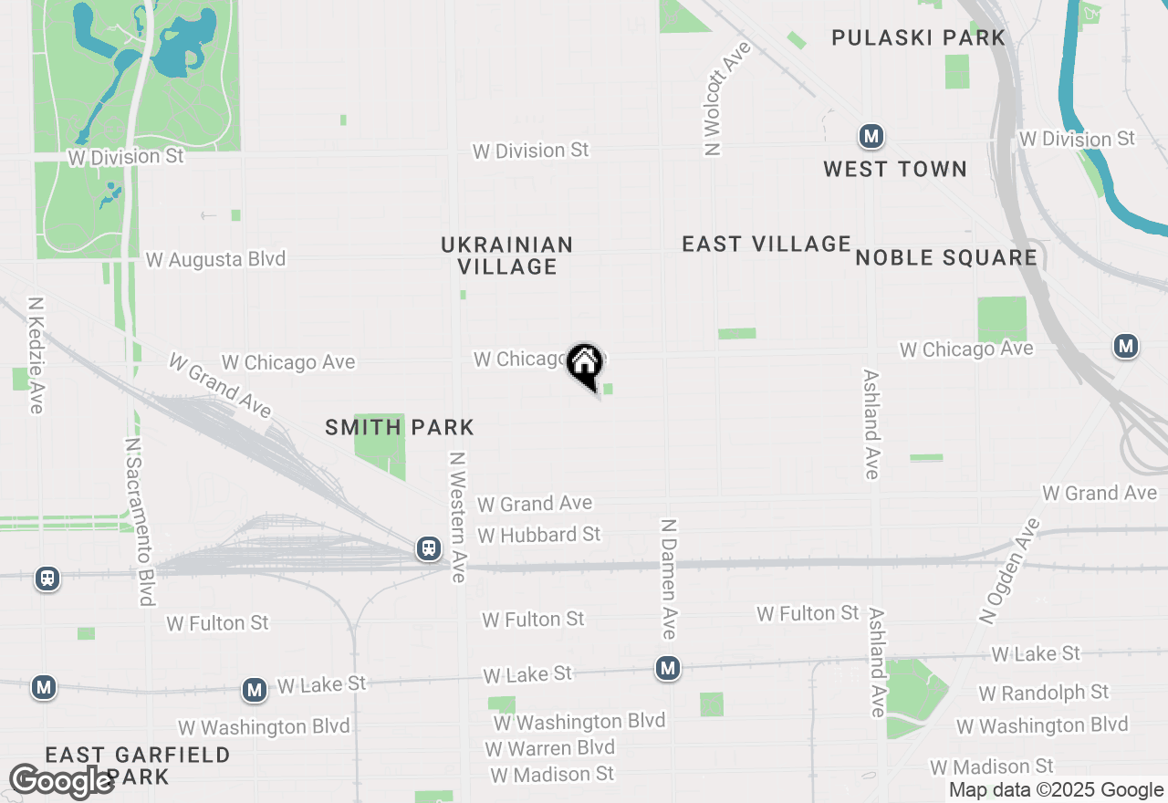 Map of 2134 W Huron Street, Chicago, IL 60612